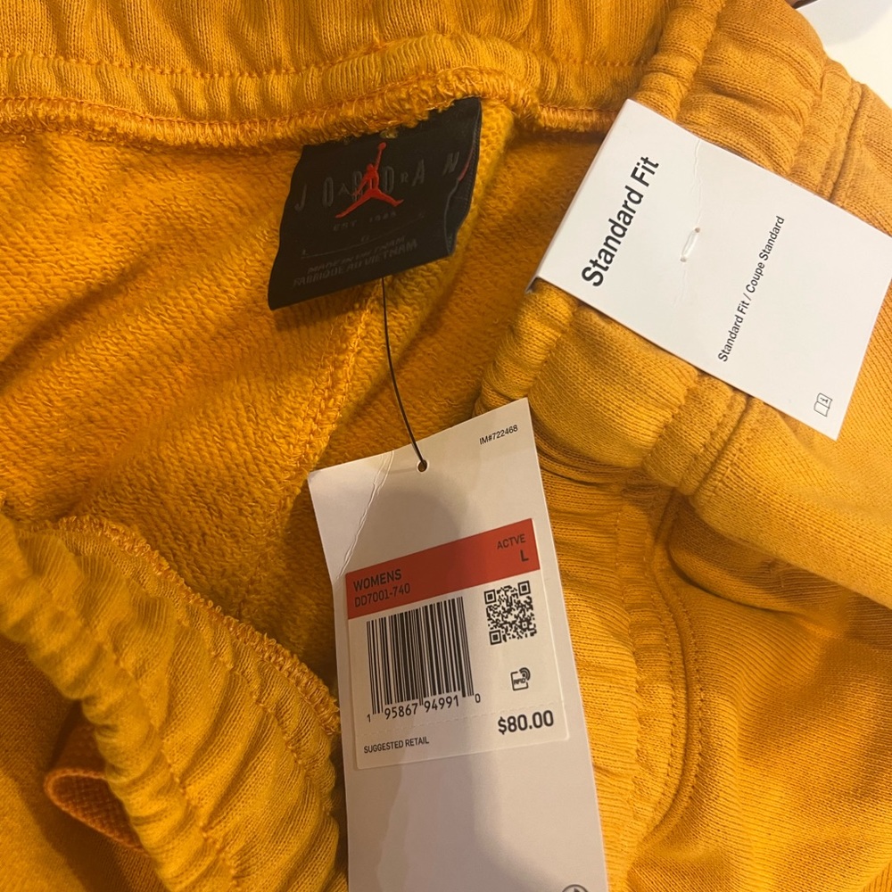 Jordan flight sweat pants gold
